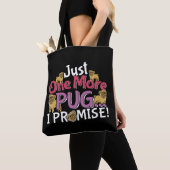 Mops Dog Lover - Noch ein Versprechen Tasche (Von Nahem)
