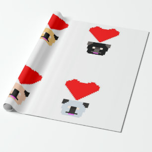 Mops Dog Lovers Die Liebe aller Mops Geschenkpapier