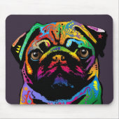 Mops Dog Mousepad (Vorne)
