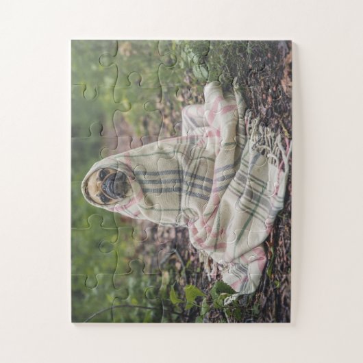 MOPS DOG NIEDLICH EASY PUZZLE (Vertikal)