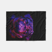 Mops Dog Niedlich | Ein tolles Geschenk für Hundel Fleecedecke (Vorderseite (Horizontal))