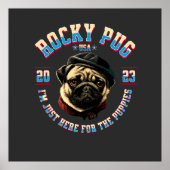 Mops Dog Poster (Vorne)