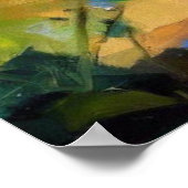 Mops Dog Poster (Ecke)