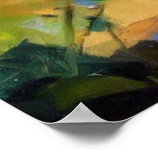 Mops Dog Poster (Ecke)