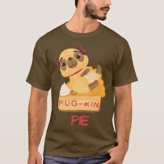 Mops Dog Pumpkin Pie, Mops-Kin Pie, Herbst Mops Hu T-Shirt