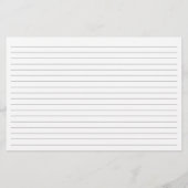 Mops Dog Puppy Stationery Briefpapier (Rückseite)