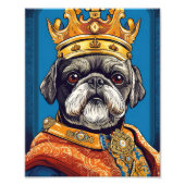 Mops Dog Queen Fotodruck (Vorne)