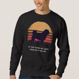 Mops Dog Retro 8 Sweatshirt