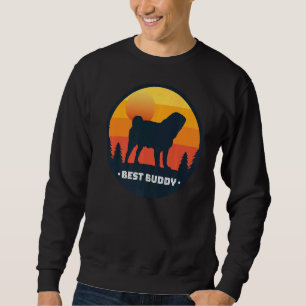 Mops Dog Retro Sweatshirt