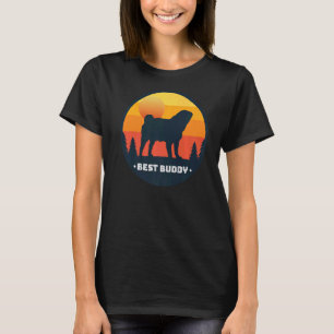 Mops Dog Retro T-Shirt