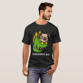 Mops Dog T-Rex Dinosaur Pugasaurus Klassischer T - T-Shirt (Vorne ganz)