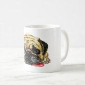 Mops Dog Tasse Funny (VorderseiteRechts)