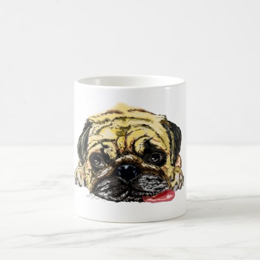 Mops Dog Tasse Funny (Mittel)