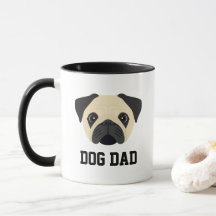 Mops Dog Vater Tasse
