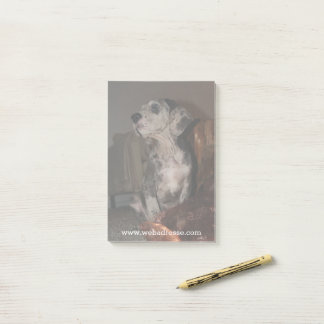 Mops-Dogge Post-it Klebezettel