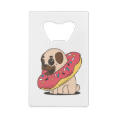 Mops Donut Geldbeutel Flaschenöffner (Rückseite)