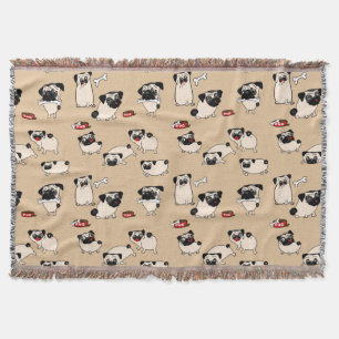 Mops-Doodles Zimmerdekor Decke