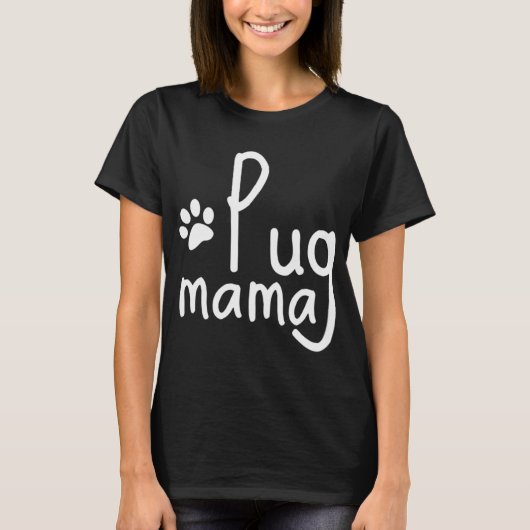 Mops Doppelvogel T-Shirt (Vorderseite)