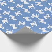 Mops Doppy Geschenkpapier (Ecke)