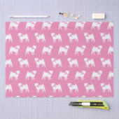 Mops Doppy-Gewebe-Papiere Seidenpapier (Handwerk)