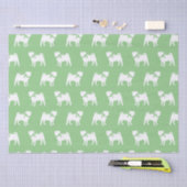 Mops Doppy-Gewebe-Papiere Seidenpapier (Handwerk)