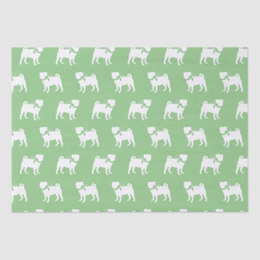 Mops Doppy-Gewebe-Papiere Seidenpapier (Vorderseite)