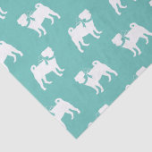 Mops Doppy-Gewebe-Papiere Seidenpapier (Detail)