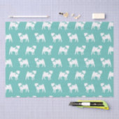 Mops Doppy-Gewebe-Papiere Seidenpapier (Handwerk)