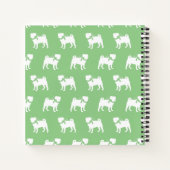 Mops Doppy-Notebook Notizblock (Rückseite)
