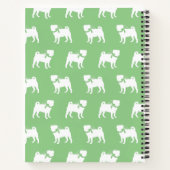 Mops Doppy-Notebook Notizblock (Rückseite)