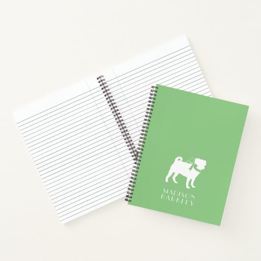 Mops Doppy-Notebook Notizblock (Innenseite)
