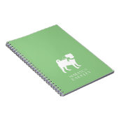 Mops Doppy-Notebook Notizblock (Rechte Seite)