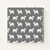 Mops Doppy-Notebook Notizblock (Rückseite)