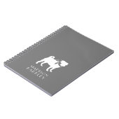 Mops Doppy-Notebook Notizblock (Linke Seite)