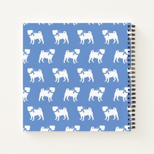 Mops Doppy Notizblock (Rückseite)