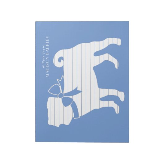 Mops Doppy Notizblock (Rotiert)