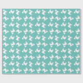 Mops Doppy Wrapping Paper Geschenkpapier (Flach)