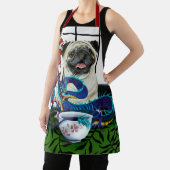 Mops Dragon Chinesischer Drache Schürze (InSitu)