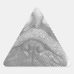 Mops Dreieckiger Aufkleber