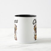 Mops Drink Beer Meme Tasse (Zentrum)