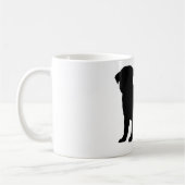 Mops-Druck Kaffeetasse (Links)