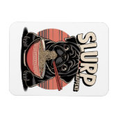 Mops Eating Ramen Funny Slurp Happens Magnet (Horizontal)