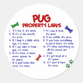 MOPS-Eigenschaftengesetze 2 Runder Aufkleber (Vorderseite)