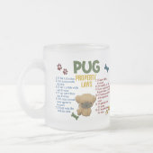 Mops-Eigentums-Gesetze 4 Mattglastasse (Links)