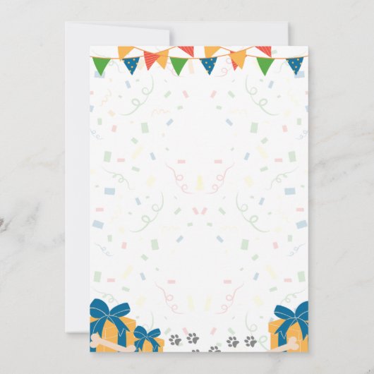 Mops Einladung zum Geburtstag (Rückseite)