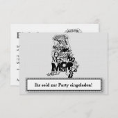 Mops Einladungen (Vorne/Hinten)