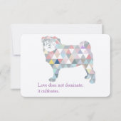 Mops Einladungen (Vorderseite)