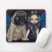 "Mops-Elf" Mousepad (Mit Mouse)