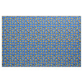 Mops Emoji Emoticon-Muster Stoff (Fat Quarter (45,7 x 55,9 cm))