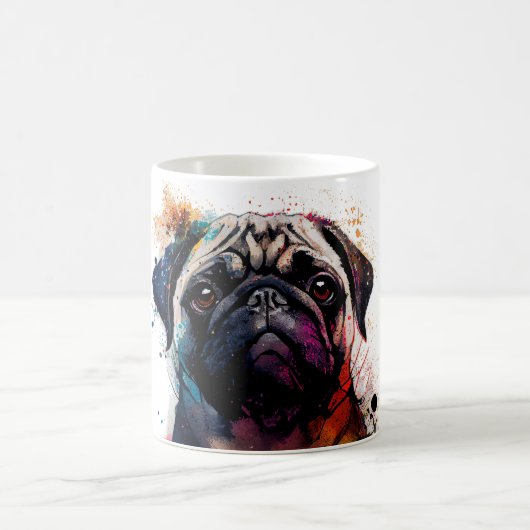 Mops entra en tu vida con estilo kaffeetasse (Mittel)
